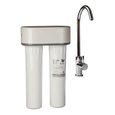 Purificateur d'eau DOULTON DUO-HIP Biotect Anti Calcaire sous-évier + robinet eau pure