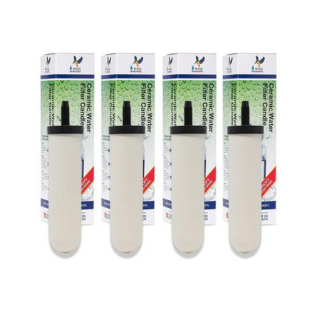 Lot pour 6 mois X 4 cartouches BRITISH BERKEFELD Ultra Stérasyl certifiée NSF pour filtre à gravité