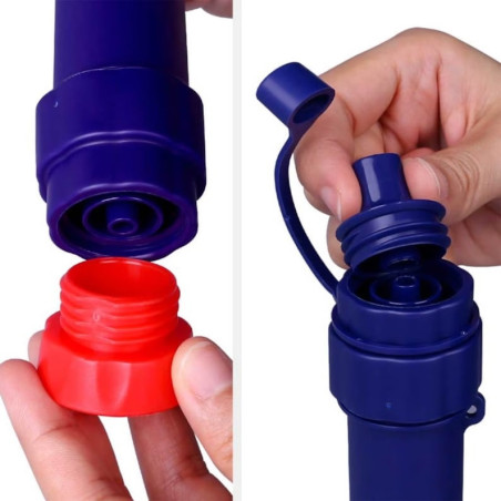 Paille à filtration d'eau réutilisable LIFELINE - Lifesaver