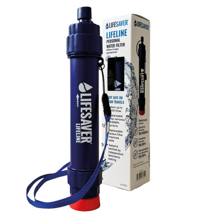 Paille à filtration d'eau réutilisable LIFELINE - Lifesaver